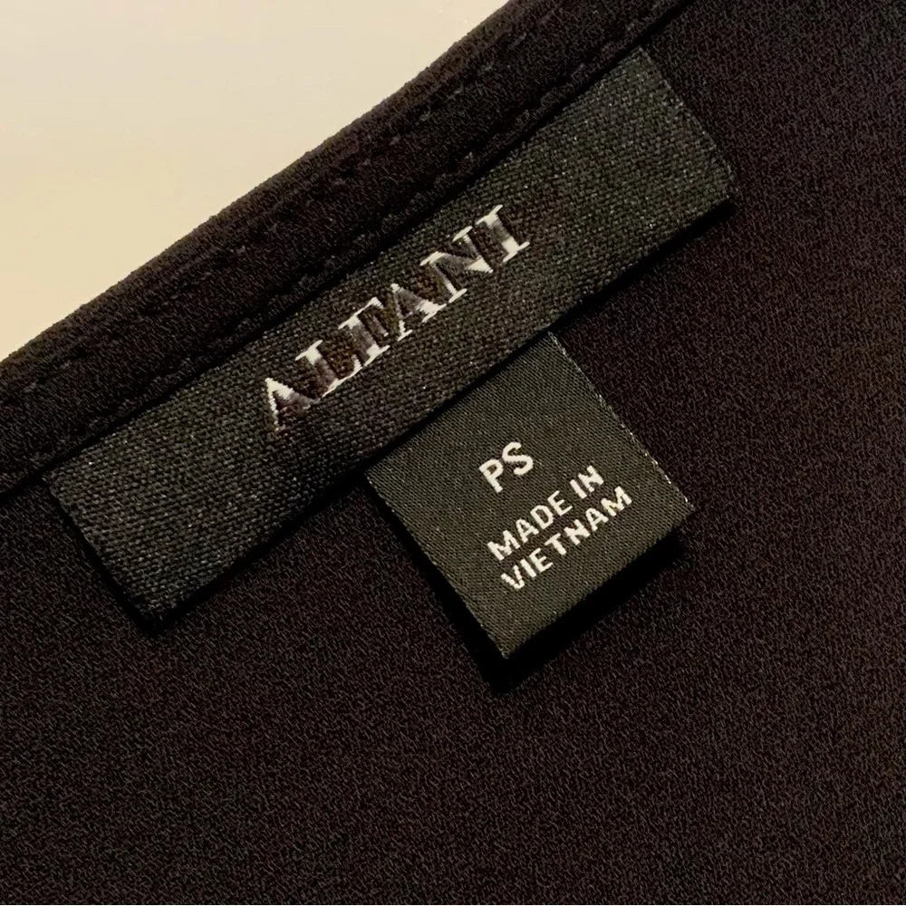 NWT Alfani Black/Gilded Plum Sequin Embellished Top - Picture 9 of 12